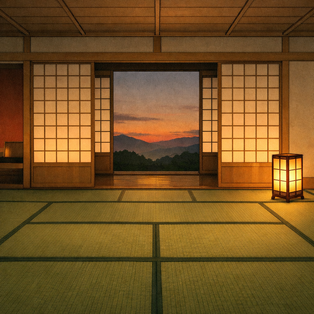 TATAMI: Lay the Floor — laying tatami across a quiet Japanese zashiki room