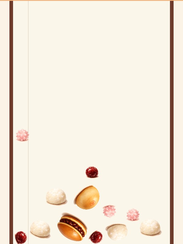 Dropping a wagashi into the vessel